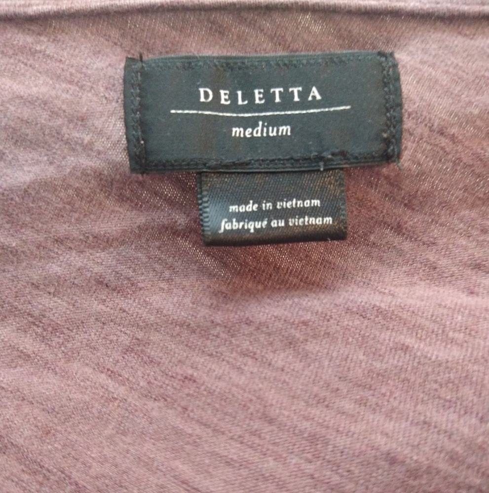 Anthropologie Deletta 3/4 Sleeve Women's Top - Picture 3 of 5